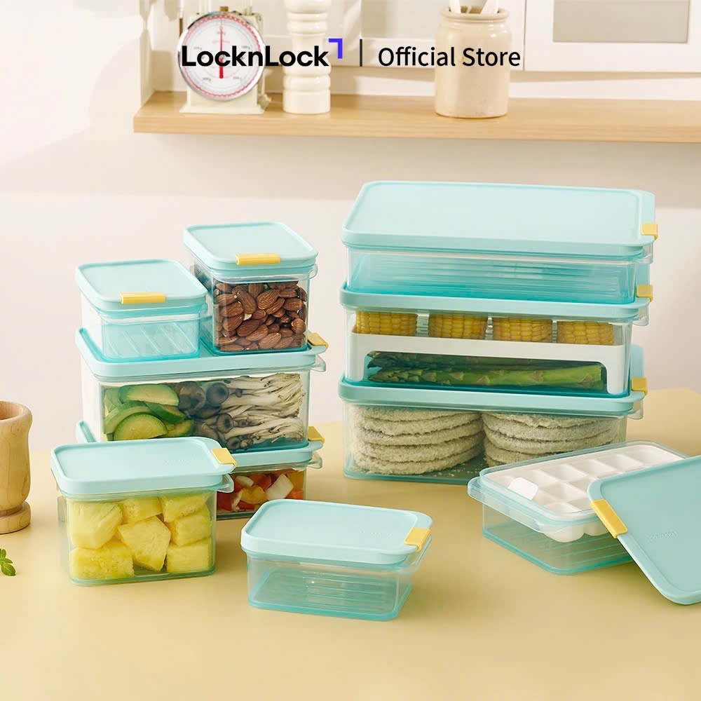 Hộp Trữ Đông Và Đựng Thực Phẩm LocknLock Freezer Fit HFL, Màu Pastel, Nhiều Dung Tích - K-MALL