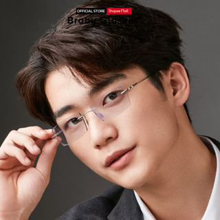 Gọng kính lão đọc sách Braby Glasses viễn thị cho người lớn tuổi Kim loại cao cấp chắc chắn chống gẫy siêu nhẹ KL12
