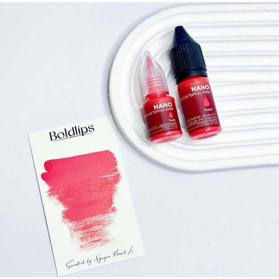 NANO Boldlips Nguyễn Khánh Ly chai chiết 5ml và chai full 10ml chính hãng bong đẹp tự nhiên