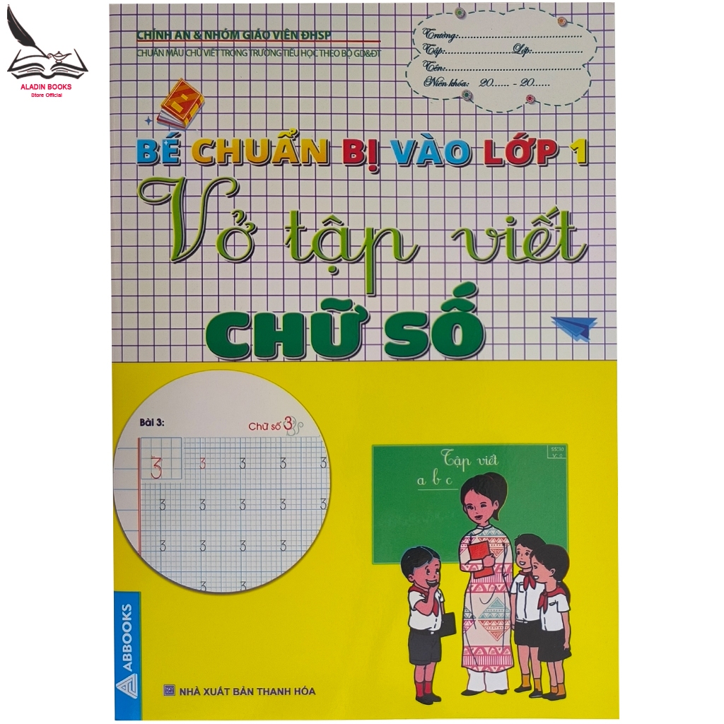 Sách- Bộ 4 Quyển Vở Tập Viết Dành Cho Bé Chuẩn Bị Vào Lớp 1 -Mua Lẻ Hoặc Trọn Bộ 4 Quyển
