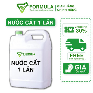 Nước Cất 1 Lần Đóng Chai – Loại Sạch Tạp Chất, Ứng Dụng Đa Năng - Formula Lab