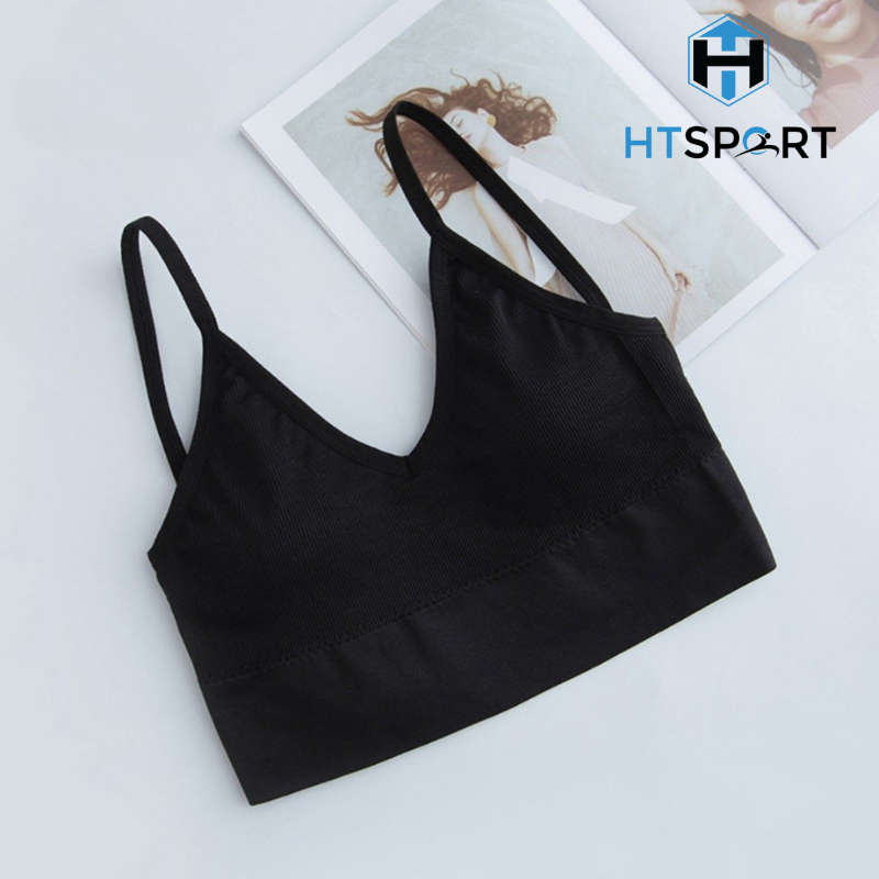Áo Lót Nữ Hở Lưng Tập Gym Yoga Thể Thao, Áo Bra Cotton 2 Dây Đệm Mỏng Mềm Thoải Mái AG6088