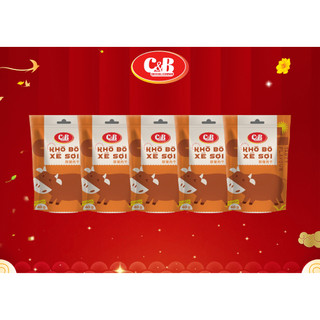 COMBO KHÔ BÒ XÉ SỢI C&B GÓI 40G