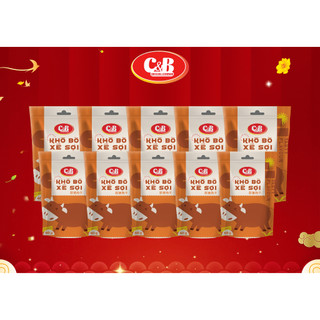 COMBO KHÔ BÒ XÉ SỢI C&B GÓI 40G