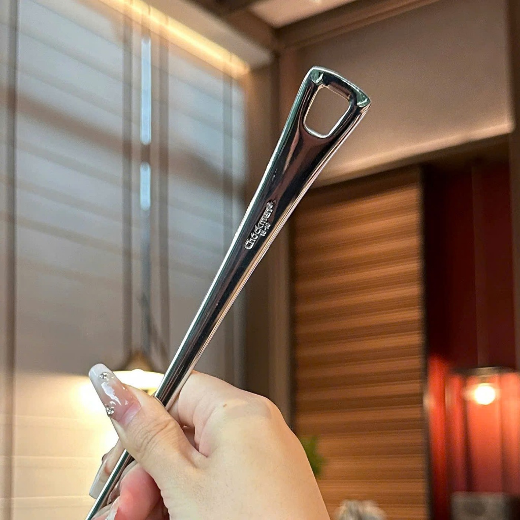Vá Canh Inox Cao Cấp, Muôi Canh Dài Chockmen 29.2x9cm CKM82