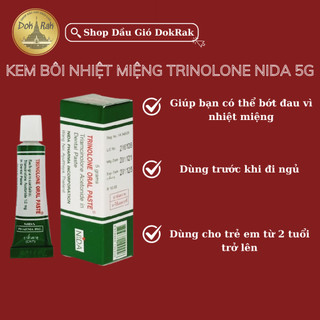 [CHÍNH HÃNG] Kem Trinolone Nhiệt Miệng Oral Paste - Nida - 5g - SHOP DẦU DOKRAK