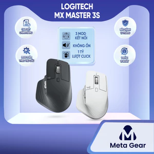 Chuột không dây Logitech MX Master 3S & MX Master 4 Chuột Bluetooth không tiếng, Thiết kế công thái học
