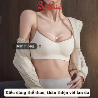Áo Lót Su Đúc Mát Lạnh A 1127, Không Gọng, Cup Ngang, Đệm Mỏng, Thoáng Khí, Chống Chảy Xệ BC CHIC