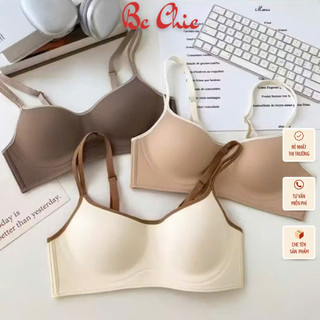 Áo Lót Su Đúc Mát Lạnh A 1127, Không Gọng, Cup Ngang, Đệm Mỏng, Thoáng Khí, Chống Chảy Xệ BC CHIC