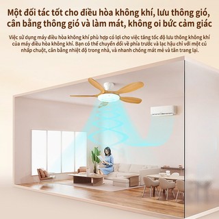 【COD】Quạt trần Lõi Đồng  Gogeous Quạt trần phòng khách/phòng ngủ có điều khiển từ xa 6 Cấp Độ Gió Và