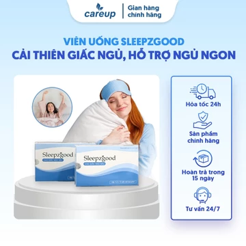 Viên uống SleepzGood giúp cải thiên giấc ngủ, hỗ trợ ngủ ngon - Hộp 30 viên