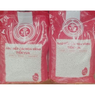 (1Kg) NẾP CÁI HOA VÀNG Đặc sản Tiến Vua Gạo Nếp tự nhiên Nếp Bắc Dẻo Thơm nấu xôi