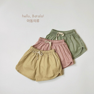 Quần short kaki 03 cho bé Batala Kids, QUẦN ĐÙI KAKI VIỀN 3 MÀU bé trai bé gái cho bé từ 10-25kg SHORTKAKI03