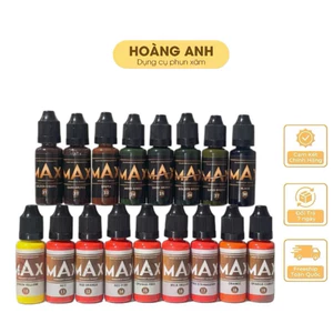 Mực MAX Thảo Vũ chai full và chai chiết 5ml mực bong màu đẹp