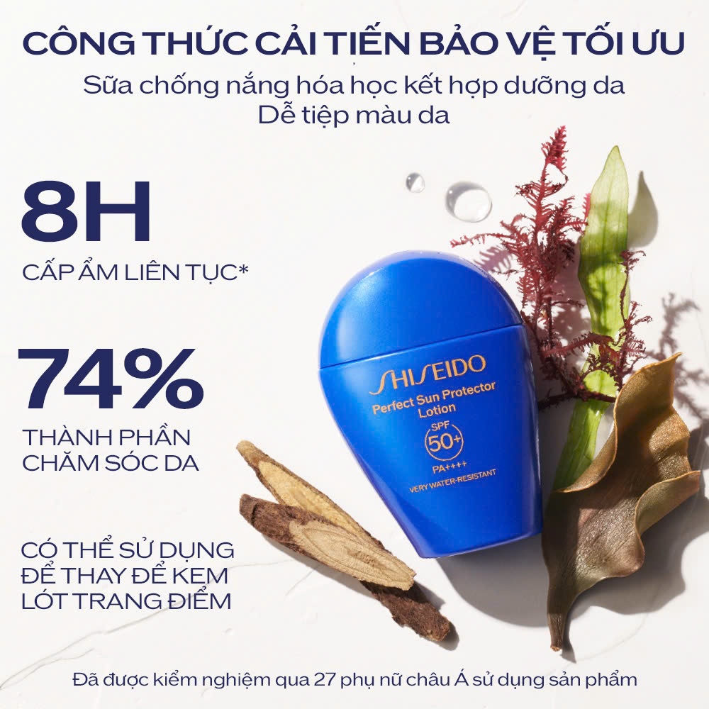 Ảnh Sữa chống nắng dưỡng da Shiseido GSC Perfect Sun Protector Lotion SPF50+ 50ml 2