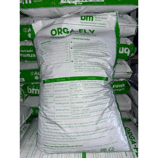 Hữu cơ nở 1kg công ty BM Orgafly 70OM 3-2-2 NPK, tốt cho cây.