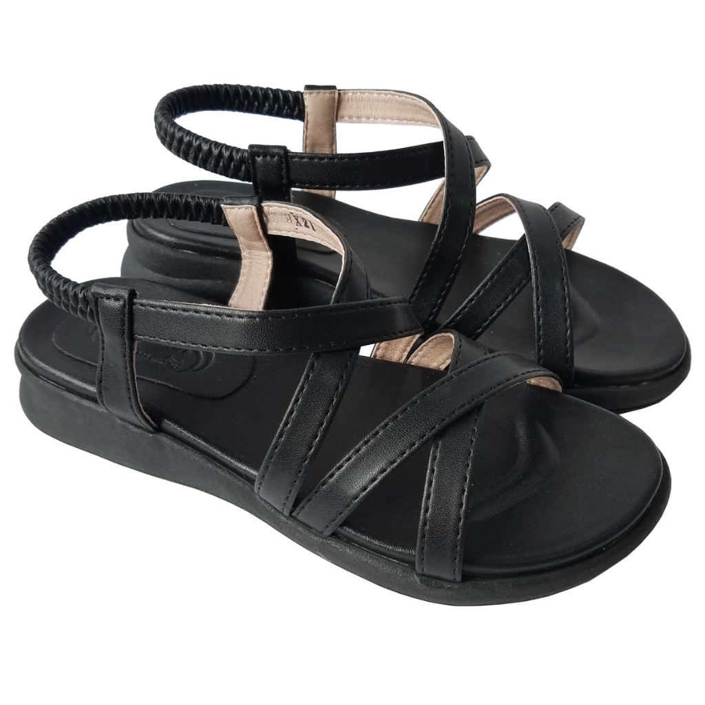 Giày Sandal Nữ BIGGBEN Da Bò Thật HKD957