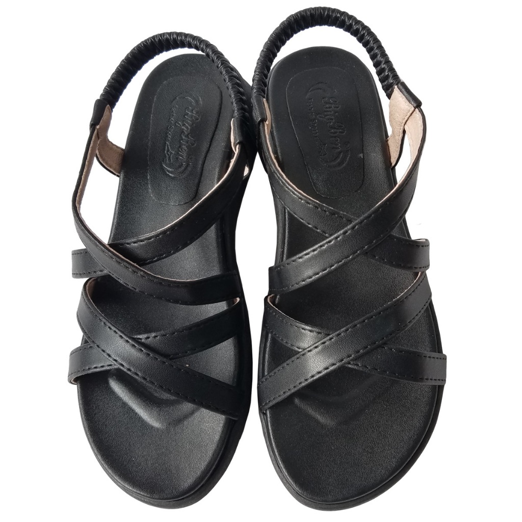 Giày Sandal Nữ BIGGBEN Da Bò Thật HKD957