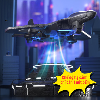 Đồ Chơi Máy Bay Xốp Điều Khiển Từ Xa Cao Cấp 4DRC, Điều Khiển Cảm Biến Chuyển Động Thế Hệ Mới, Nhào Lộn 360 Độ Cân Bằng