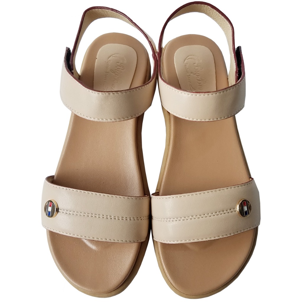 Giày Sandal Nữ BIGGBEN Da Bò Thật HKD958