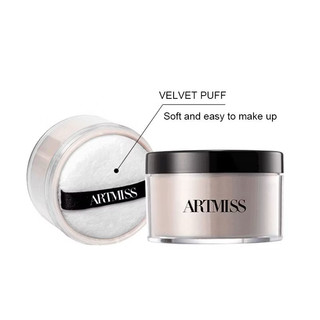 Phấn phủ ARTMISS TRANSPARENT MATTE POWDER kiểm soát dầu nhờn giúp giữ nền lâu trôi 30g