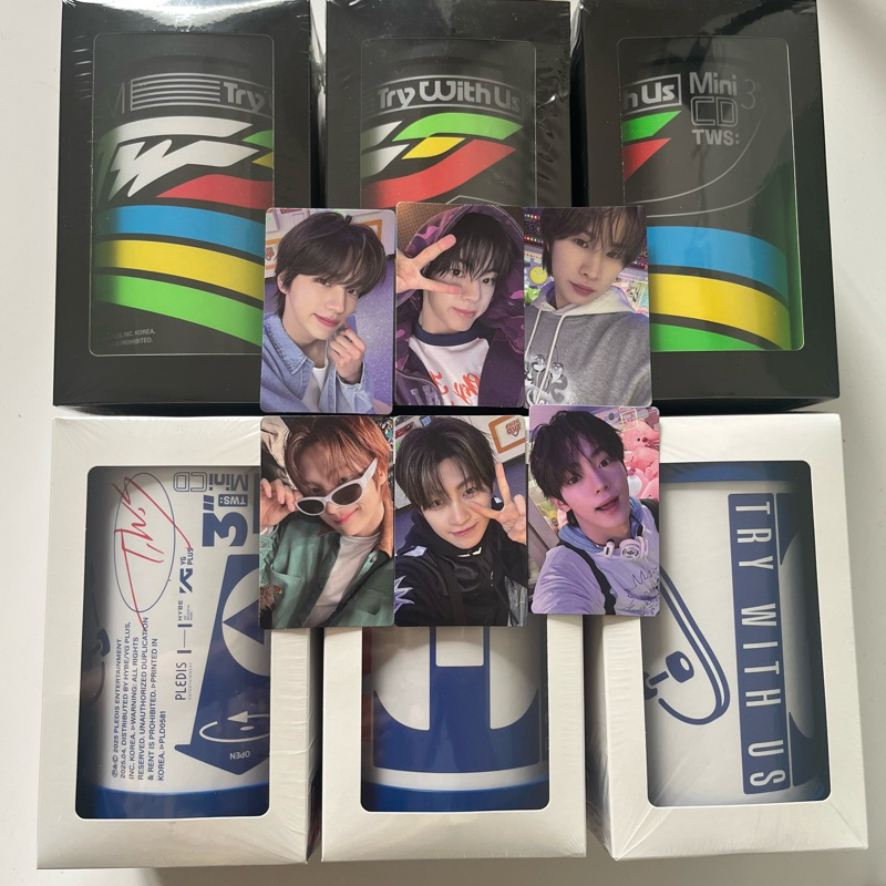 TWS Album Try With Us 3rd Mini Album POB Weverse Chính Hãng Nguyên Seal ...