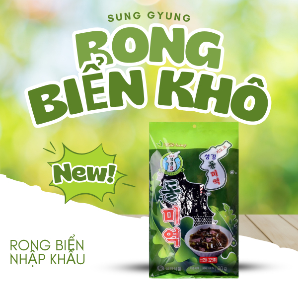 RONG BIỂN KHÔ SUNG GYUNG 80G 1 GÓI. | Shopee Việt Nam