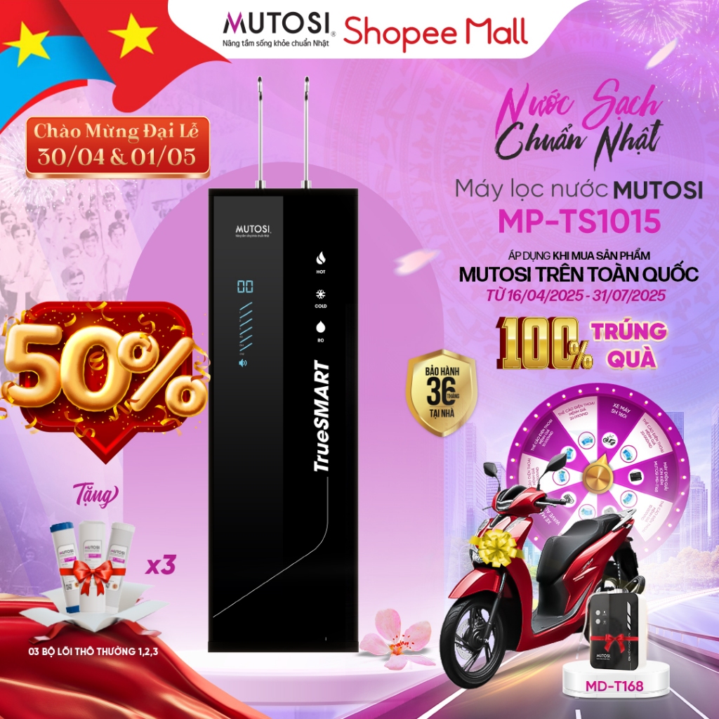 [ Miễn phí lắp đặt ] Máy lọc nước cảnh báo thông minh TrueSMART MP ...