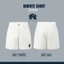- Quần Short Jean Nam WHY.NOT InWhite SHORT JEANS Form Trên Gối- Quần Đùi Nam Màu Trắng
