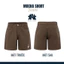 - Quần Short Jean Nam WHY.NOT MOCHA SHORT JEANS Form Trên Gối- Quần Đùi Nam Màu Nâu Tây