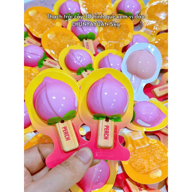 [ Thùng 5 kg ] thạch kem que mix nhiều hình