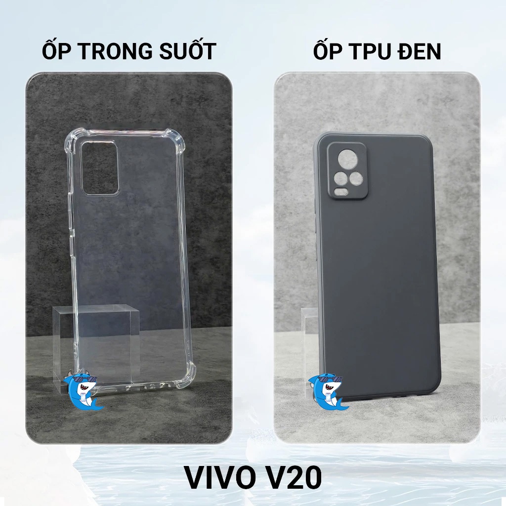 Ốp lưng Vivo Vivo V20 / V20 SE Silicon nhựa dẻo trong suốt cao cấp chống sốc va đập bảo vệ bốn góc