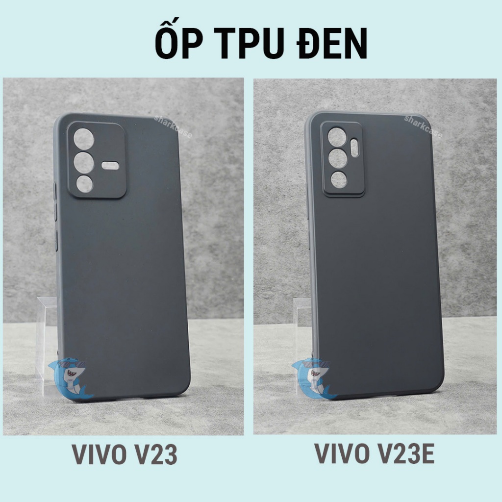 Ốp lưng Vivo V23E, V23 e dẻo trong suốt silicon cao cấp loại dày chống sốc chống va đập có gờ bảo vệ cam