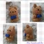 Móc khóa gấu và thỏ - handmade len - crochet - amigurumi - móc khóa cặp đôi