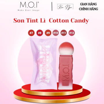Son Kem Tint Lì COTTON CANDY Son Kẹo Nhẹ Như Bông By M.O.I Hồ Ngọc Hà Phiên Bản Giới Hạn 4gr