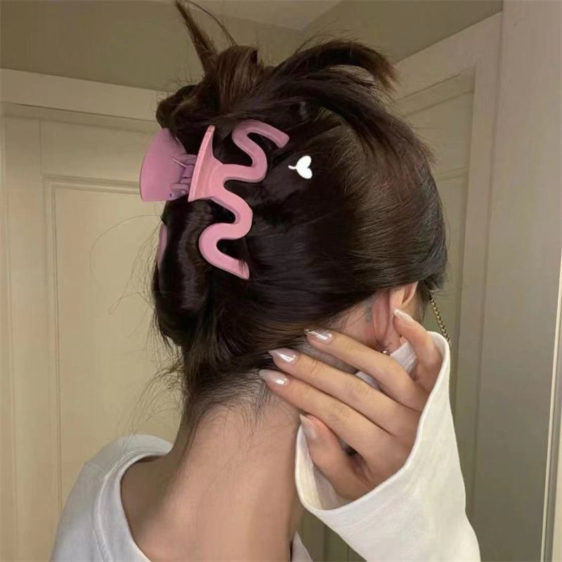 Kẹp tóc De Merci Accessories hình lượn sóng đơn giản phong cách Vintage thanh lịch cho nữ