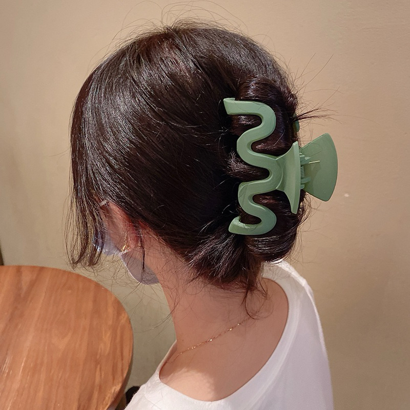 Kẹp tóc De Merci Accessories hình lượn sóng đơn giản phong cách Vintage thanh lịch cho nữ