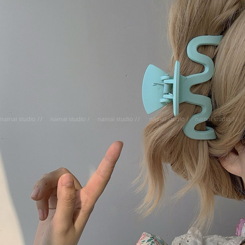 Kẹp tóc De Merci Accessories hình lượn sóng đơn giản phong cách Vintage thanh lịch cho nữ