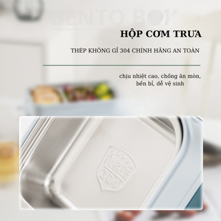 Hộp cơm 3 tầng lõi inox 304 giữ nhiệt ,hộp cơm văn phòng kèm bộ dụng cụ ăn uống tiện lợi cho bạn