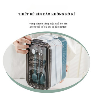 Hộp cơm 3 tầng lõi inox 304 giữ nhiệt ,hộp cơm văn phòng kèm bộ dụng cụ ăn uống tiện lợi cho bạn