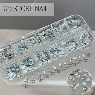Đá chân bằng nail  , đá gắn móng( 100 viên ) , đá pha lê