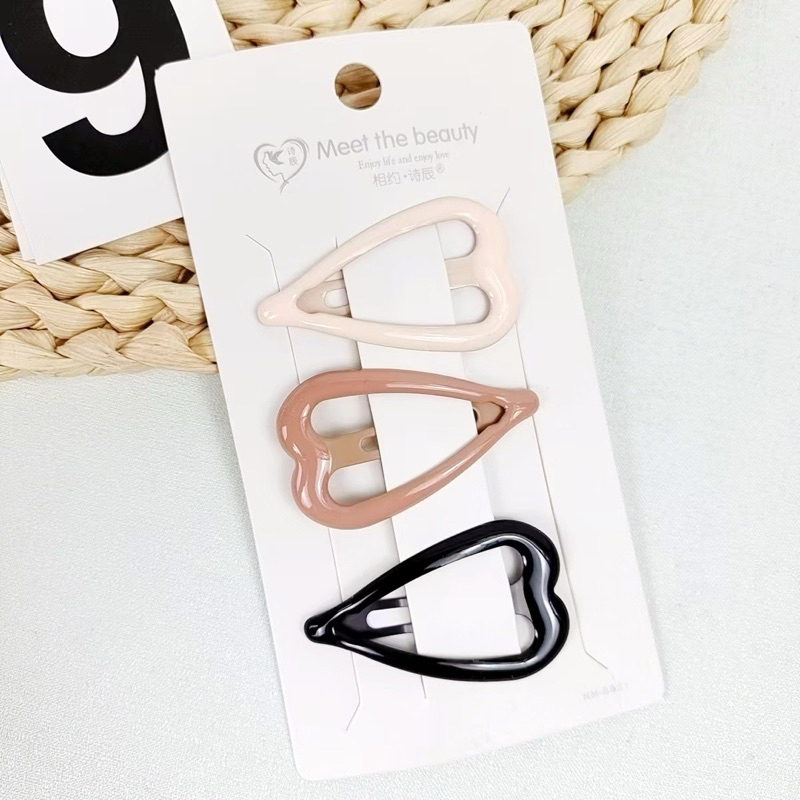 Set 3 kẹp trái tim dễ thương - De Merci Accessories
