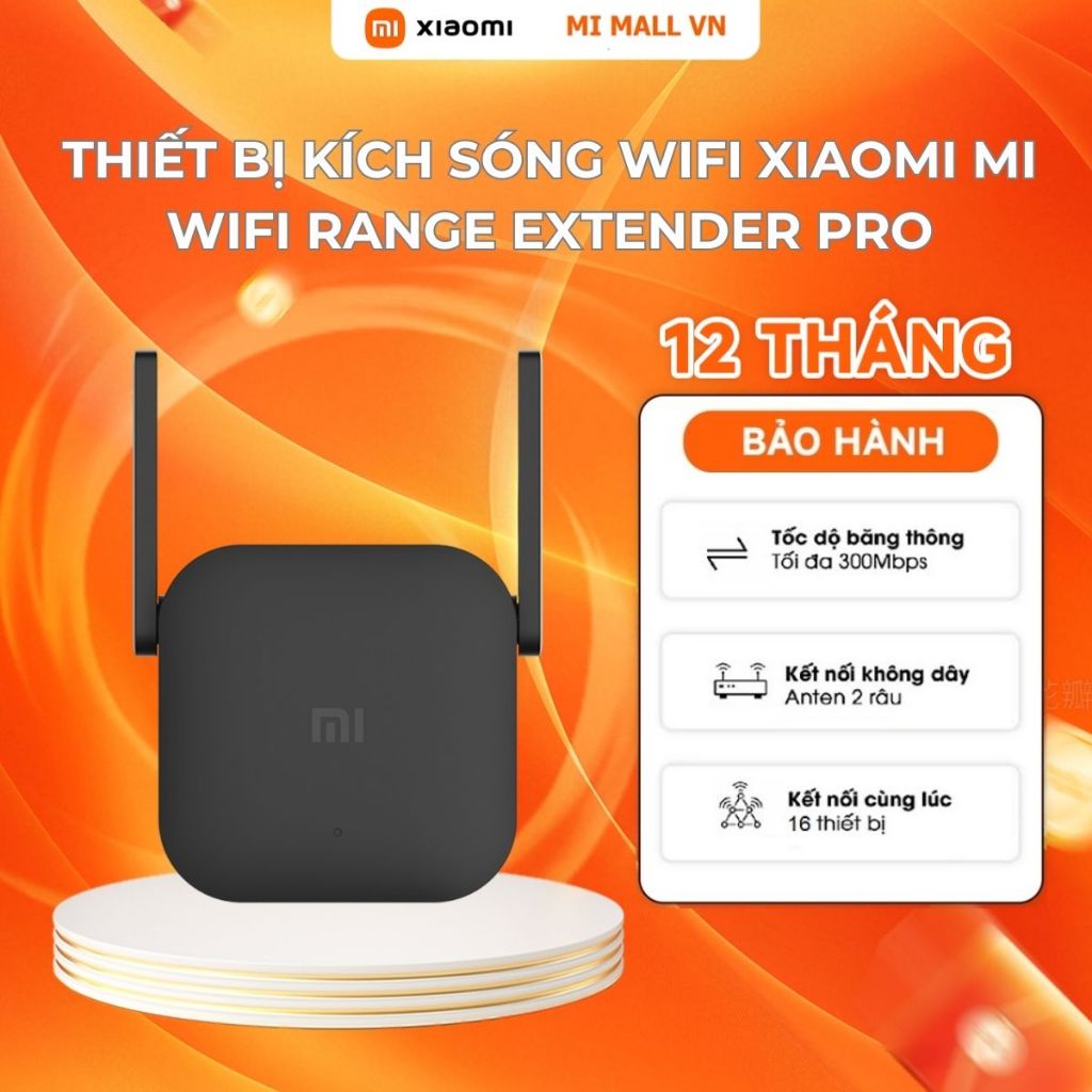 Ảnh Thiết Bị Kích Sóng Wifi Xiaomi Mi WiFi Range Extender Pro | 2 Ăng-ten | 300Mbps | 16 Thiết Bị Cùng Lúc | BH 12 Tháng 1