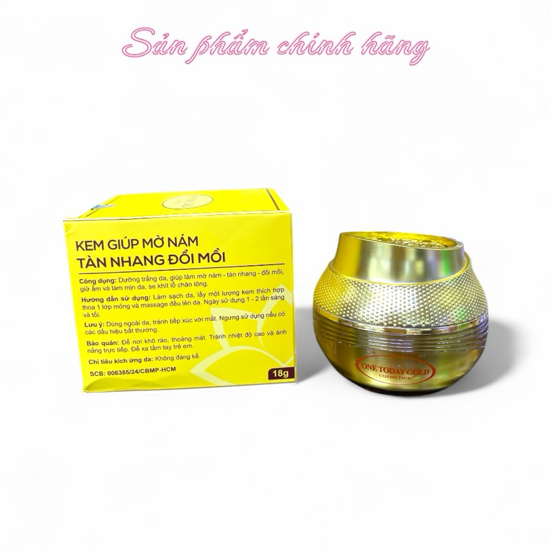 Kem One Today Gold Nám Tàn Nhang Đồi Mồi 18gram Chính Hãng