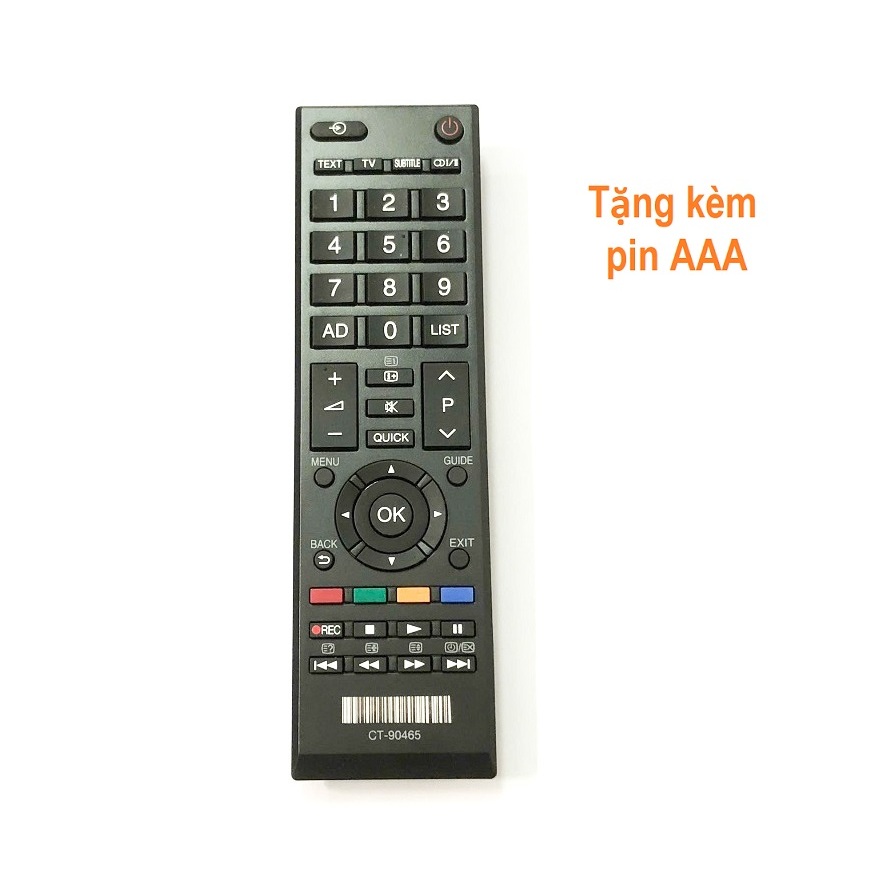 Remote Thay Thế Điều Khiển Tivi TOSHIBA CT-90336 CT-90454 CT-90465
