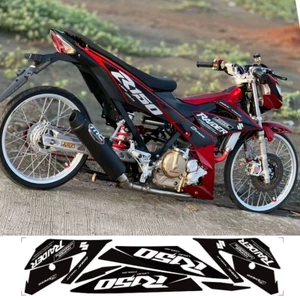 Tem RAIDER Fi 150cc - Mẫu R150 tem bóng. Chất liệu PPF Cao Cấp : 3 Lớp, Chống Nước, Chống Phai Màu. Nhãn Dán Decal