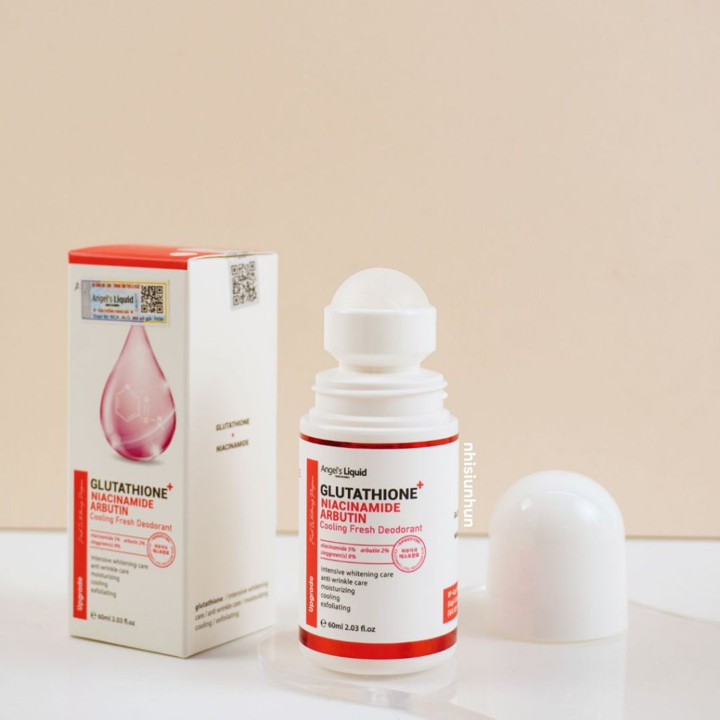 Lăn khử mùi Glutathione Fresh Up Whitening Angel's Liquid