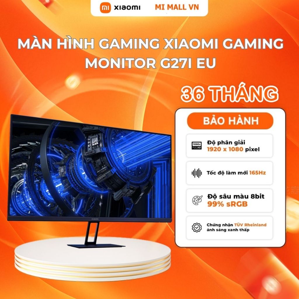 Ảnh Màn Hình Gaming Xiaomi Gaming Monitor G27i EU P27FBB-RGGL (FHD/165Hz/1ms/IPS) – Phiên Bản Quốc Tế 1