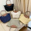 Túi tote LC chất vải dù chống nước size L 40cm miệng có kéo khoá