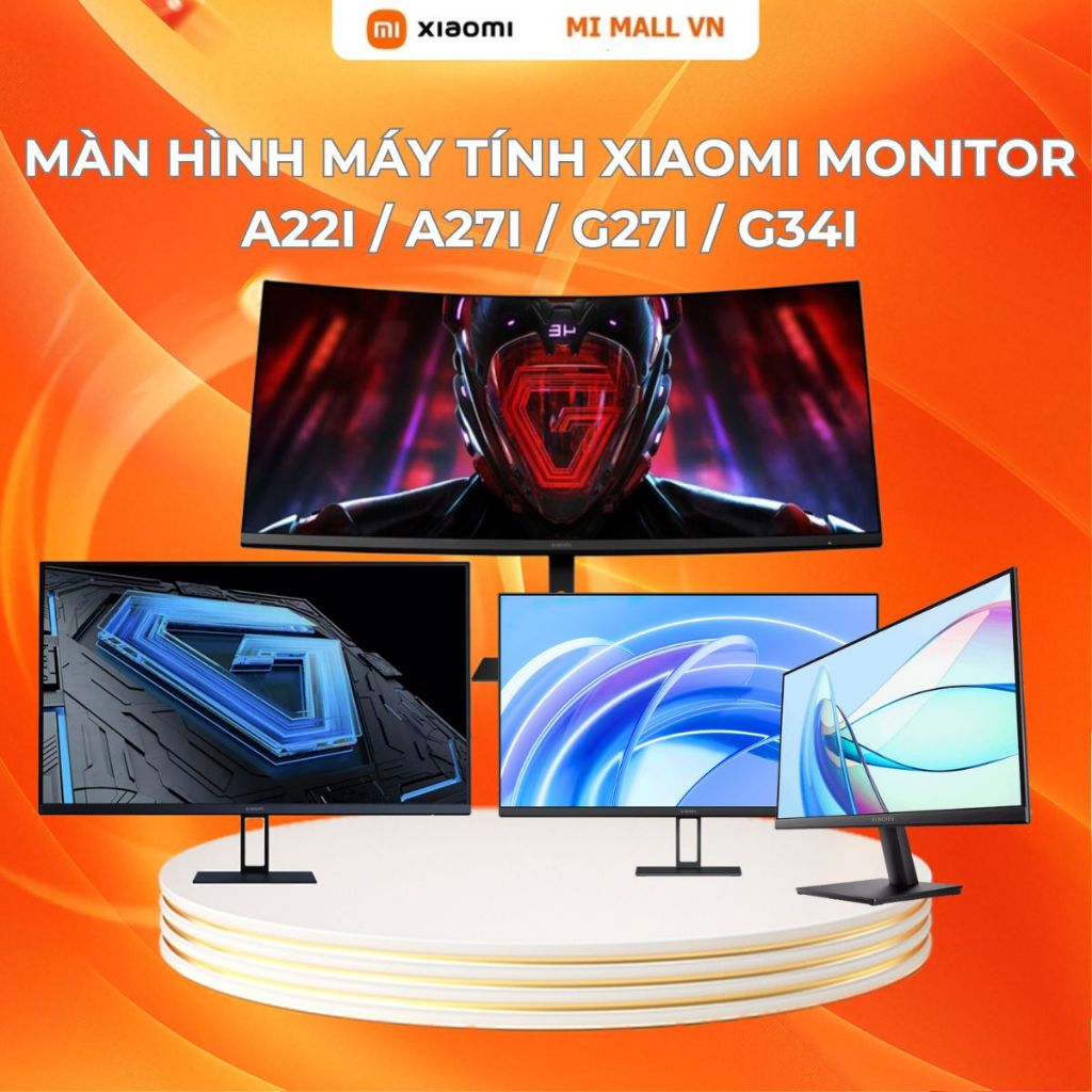 Đánh Giá Màn Hình Xiaomi Monitor A22i, A27i, G27i, G34i Chính Hãng - Giá Tốt, BH 36 Tháng